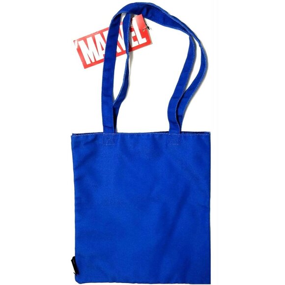 Marvel Comics Black Panther Logo Trick or Treat Canvas Shoulder Shopping Bag - Picture 2 of 5